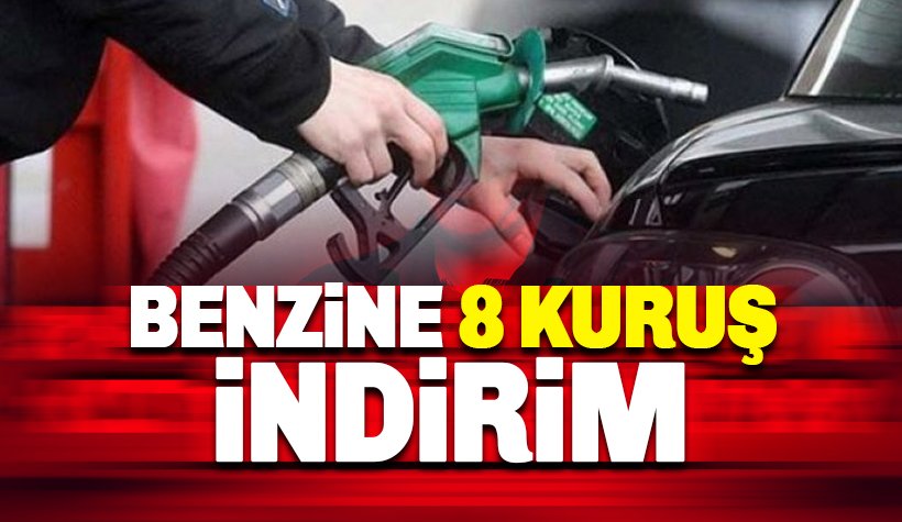 Benzinde 8 kuruş indirim: Pompaya yansıyacak