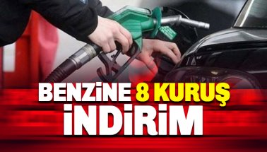 Benzinde 8 kuruş indirim: Pompaya yansıyacak