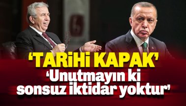 Mansur Yavaş 'kapak' yaptı: Unutmayın ki sonsuz iktidar yoktur