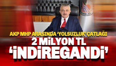 MHP şikayet etti: AKP'li başkan 2 milyon TL'yi zimmetine geçirdi