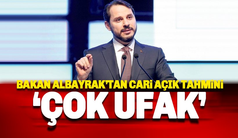 Albayrak: Çok ufak bir cari açık bekliyorum