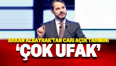 Albayrak: Çok ufak bir cari açık bekliyorum