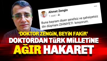 Doktor Ahmet Zengin'den skandal 19 Mayıs mesajı