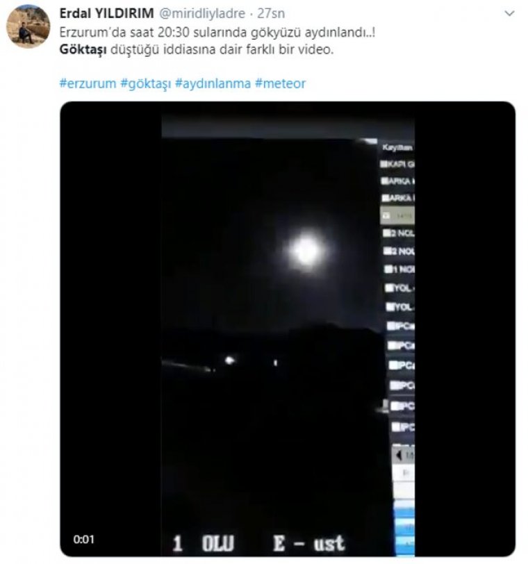 Türkiye'ye göktaşı mı düştü: Birçok ilimizden görüldü