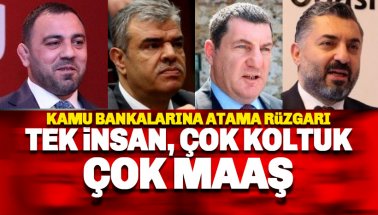 Kamu bankalarına tepki çeken atamalar - Tek insan, çok koltuk, çok maaş