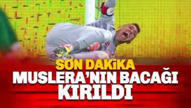 Fernando Muslera'nın bacağı kırıldı