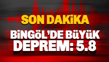 Son dakika: Bingöl'de büyük deprem: 5.8