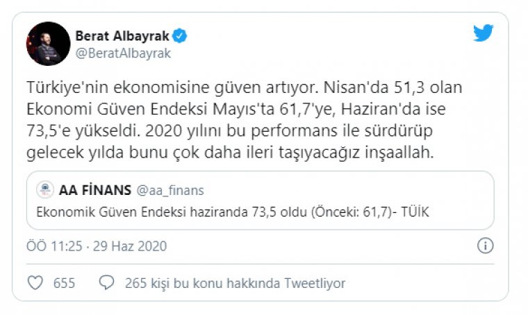 Albayrak: 2020'de aynı performansla devam edeceğiz inşallah