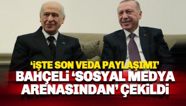 Devlet Bahçeli Sosyal medya arenasından çekildi