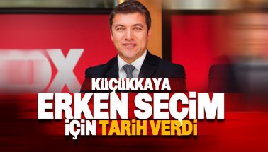 İsmail Küçükkaya erken seçim için tarih verdi