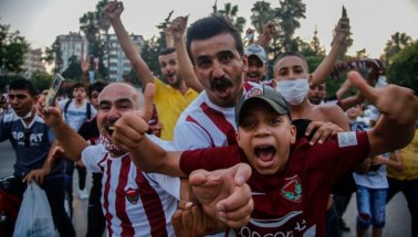 Hatayspor tarihinde ilk kez Süper Lig'e yükseldi
