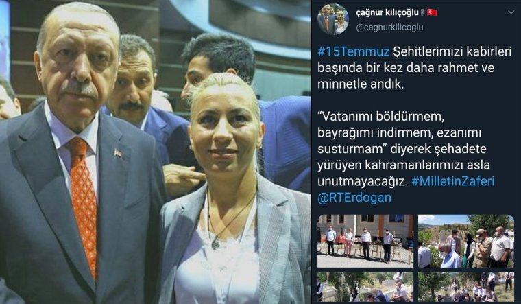 AKP’li başkandan skandal 15 Temmuz paylaşımı