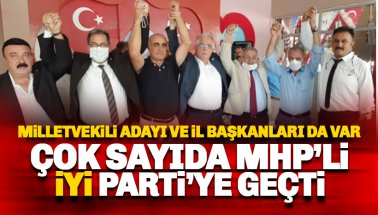 Çok sayıda MHP'li istifa ederek  İYİ Parti'ye katıldı