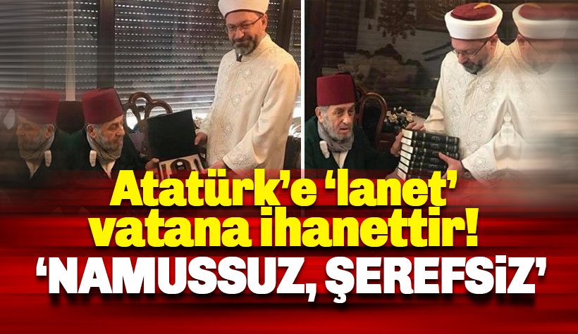 Diyanet İşleri Başkanı Erbaş'a tepki yağıyor: Şerefsiz, namussuz