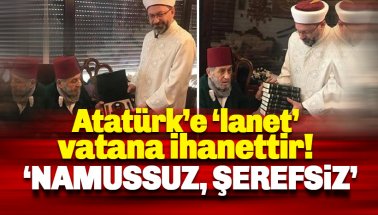 Diyanet İşleri Başkanı Erbaş'a tepki yağıyor: Şerefsiz, namussuz