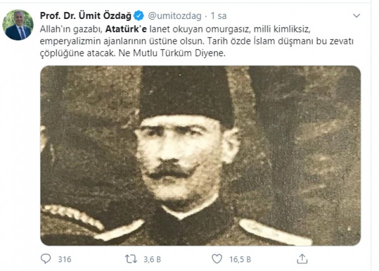 Diyanet İşleri Başkanı Erbaş'a tepki yağıyor: Şerefsiz, namussuz