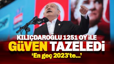 CHP Lideri Kılıçdaroğlu yeniden Genel Başkan