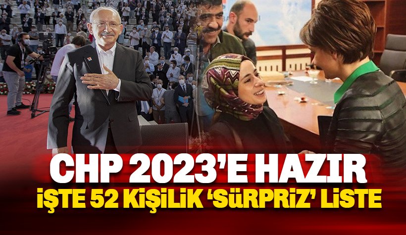 CHP'nin 2023 Kurmayları Tamam: İşte 52 kişilik liste