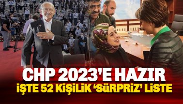 CHP'nin 2023 Kurmayları Tamam: İşte 52 kişilik liste