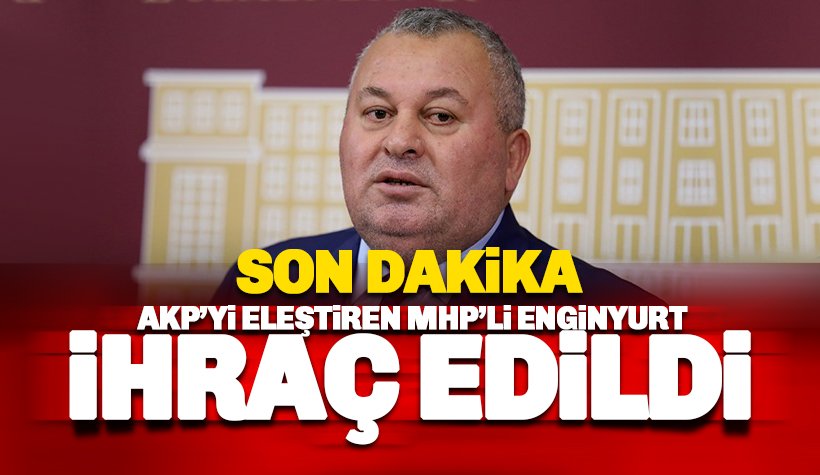 AKP'yi Eleştirmişti: Cemal Enginyurt MHP'den ihraç edildi