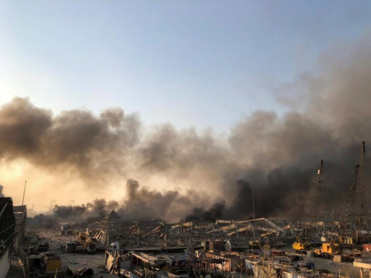 Beyrut'ta kıyamet gibi patlama: Ez 30 kişi öldü, 2,500 yaralı var