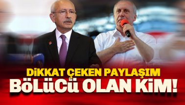 Muharrem İnce: Bölücü olan kim