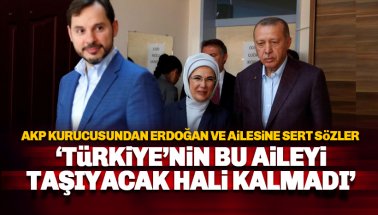 AKP Kurucusu Şener: Türkiye'nin bu aileyi taşıyacak hali kalmadı