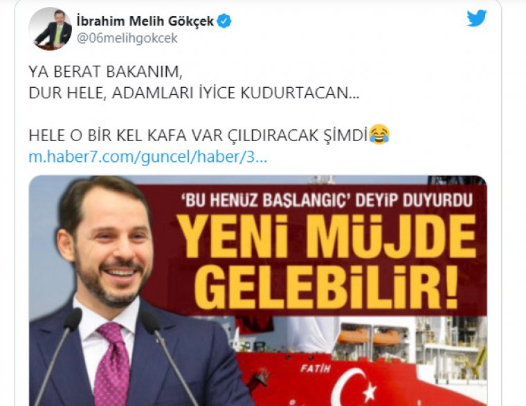 Gökçek'ten AKP'yi karıştıran paylaşım