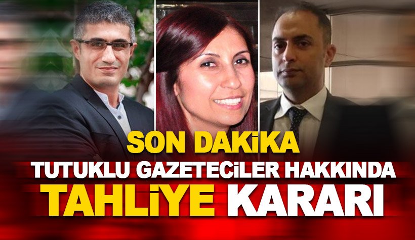 Gazeteciler Murat Ağırel, Barış Pehlivan ve Hülya Kılınç tahliye edildi