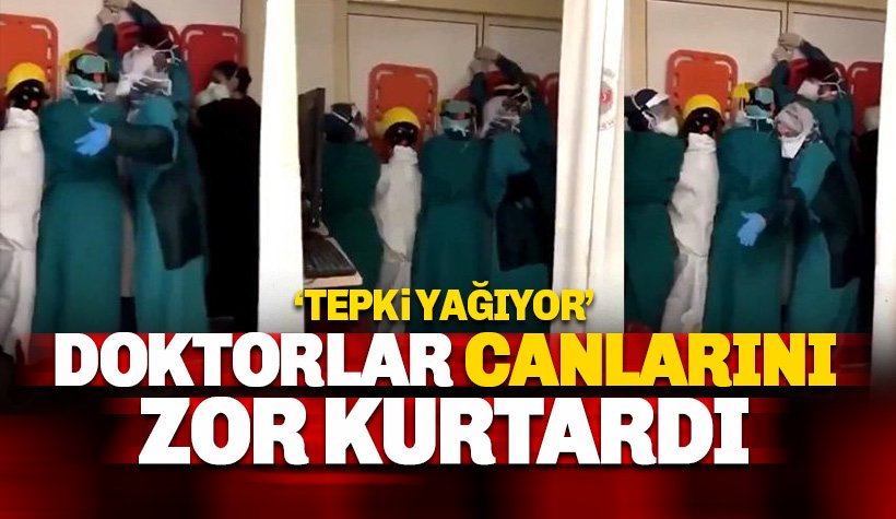 Ankara'da sağlık çalışanları canını zor kurtarmıştı: Tepki yağdı
