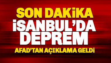 Son dakika: İstanbul'da 4.2 büyüklüğünde deprem