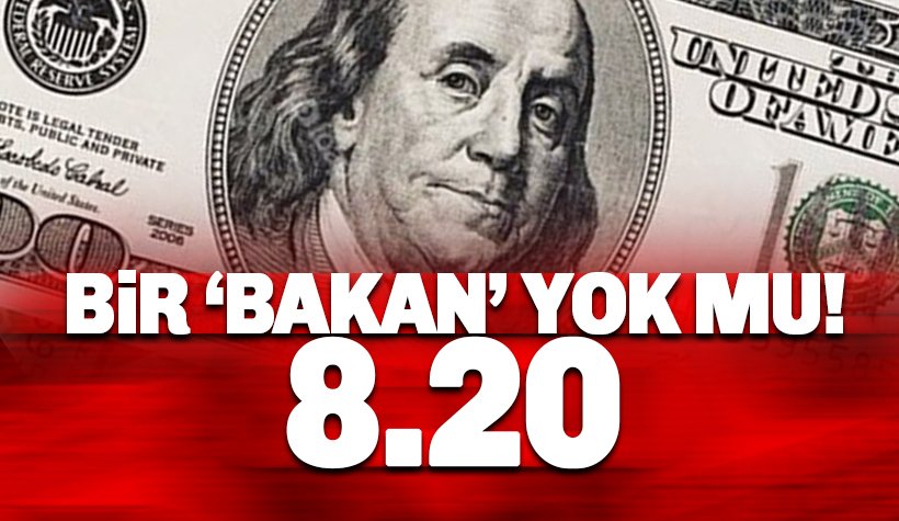 Dolar güne 8.20 rekoruyla başladı