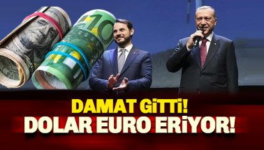 Albayrak'ın istifasının ardından dolar euro eriyor. TL Yüzde 5 değerlendi