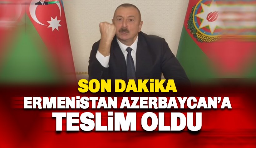 Ermenistan, Azerbaycan'a teslim oldu: Zafer konuşması