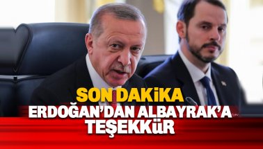 Son dakika: Erdoğan'dan damadı Berak Albayrak'a teşekkür