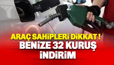 Benzine 32 Kuruş indirim