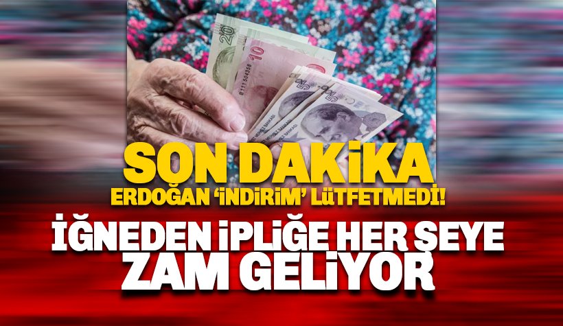 Türkiye yeni yıl sabahı gözlerini zamlarla açacak