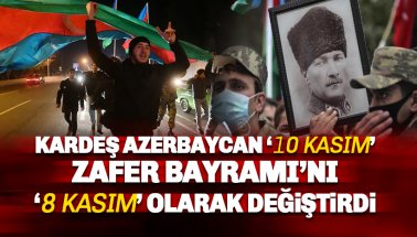 Aliyev 10 Kasım yanlışından döndü: Karabağ Zafer Bayramı'mız 8 Kasım'da