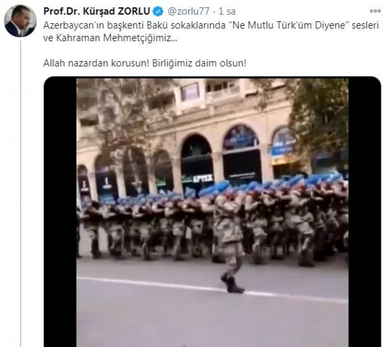 Türk Askeri Bakü sokaklarını inletti: İşte Kahramanlarımız