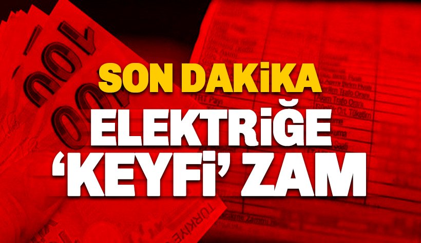 Elektrik faturalarına 'keyfi zam'