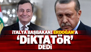 İtalya Başbakanı Draghi, Erdoğan'a 'diktatör' dedi