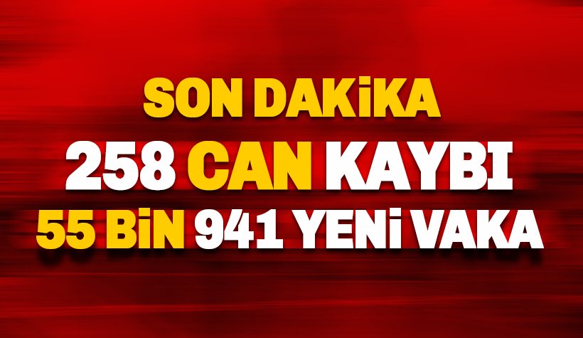 Türkiye'de son 24 saatte 258 can kaybı daha