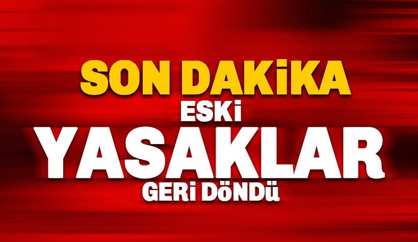 İşte yeni pandemi yasakları: Sokağa çıkma yasağı..