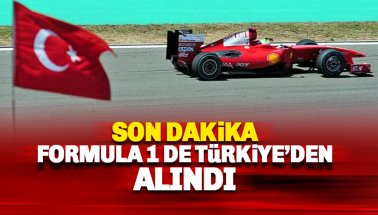 Son dakika: Formula 1 Türkiye'den alındı