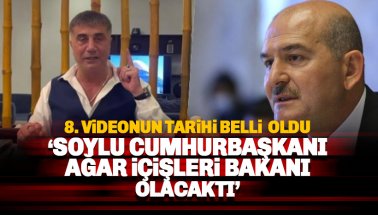 Sedat Peker'in 8. videosu yayınlandı: Erdaoğan'a giriş yaptı
