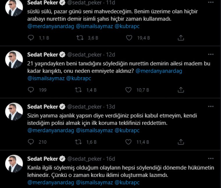 Sedat Peker'in 8. videosunun tarihi belli oldu