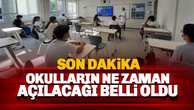 Ziya Selçuk okulların açılacağı tarihi açıkladı