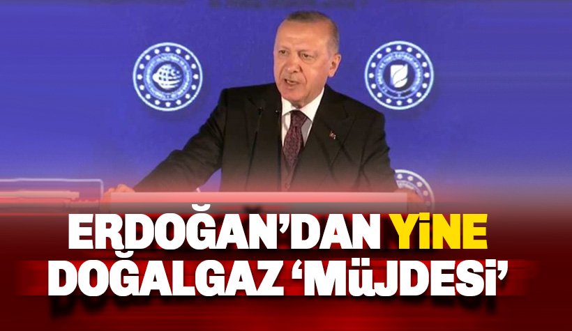 Erdoğan yine doğalgaz müjdesi verdi