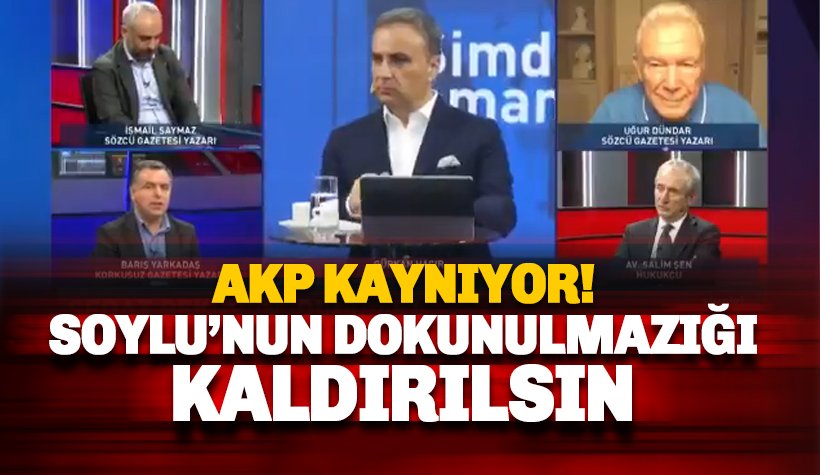 AKP'de 'Soylu'nun dokunulmazlığı kaldırılsın' talepleri