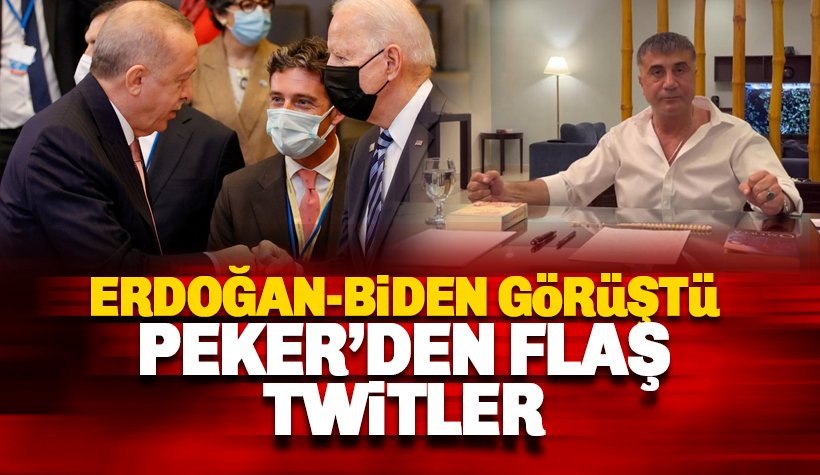 Sedat Peker'den yeni twitler: Tayyip Ağabey ve Biden görüşmesi..